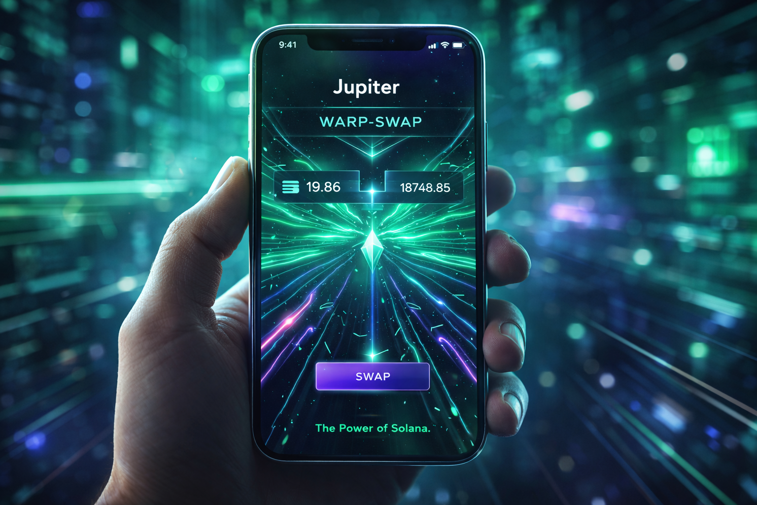 Interface Jupiter - La puissance de Solana